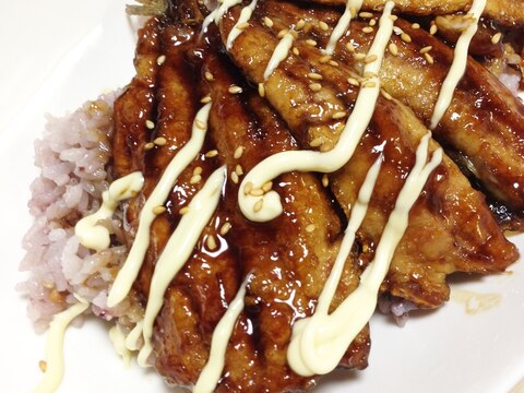 いわしの甘辛照り焼き丼